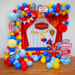 Colourful Circus Birthday Carnival Decor Pack