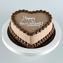 Anniversary Special Chocolate Cake- Eggless Half