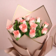 Whispers Of Affection Pink Roses Bouquet