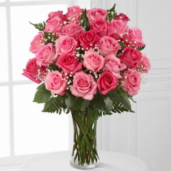 Simple Pink Rose Bouquet